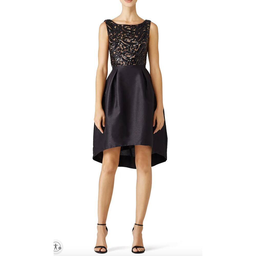 ML Monique Lhuillier Back Down Dress Size 6